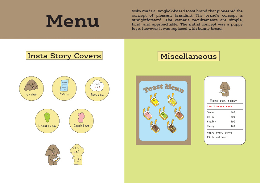 Mako pan, toast, logo, design