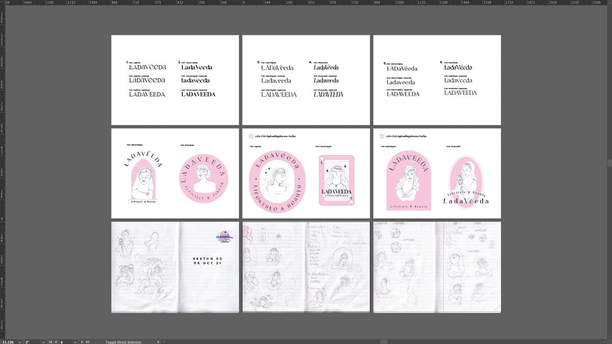 ออกแบบโลโก้, logo, branding, skincare