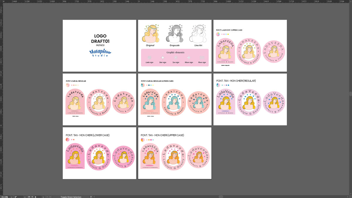 ออกแบบโลโก้, logo, branding, skincare